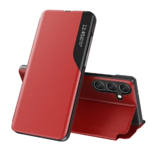 Eco Leather View Case elegant case with flap and stand function for Samsung Galaxy A26 - redeng