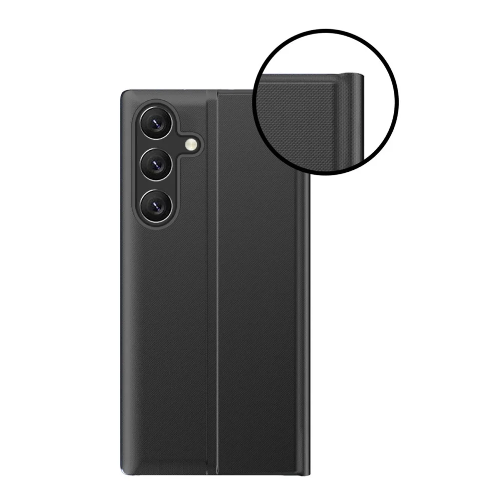 New Sleep Case Flip Cover with Stand Function for Samsung Galaxy A26 - Blackeng