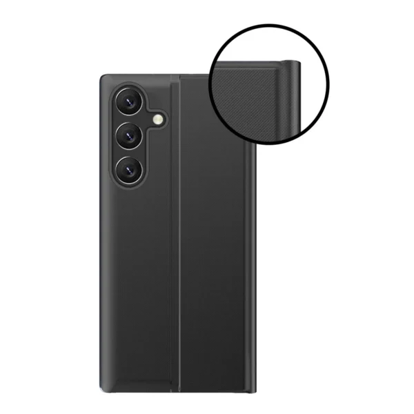 New Sleep Case Flip Cover with Stand Function for Samsung Galaxy A26 - Blackeng