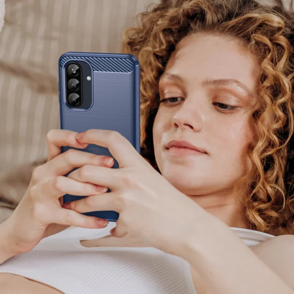 Carbon Case Samsung Galaxy A26 Blueeng