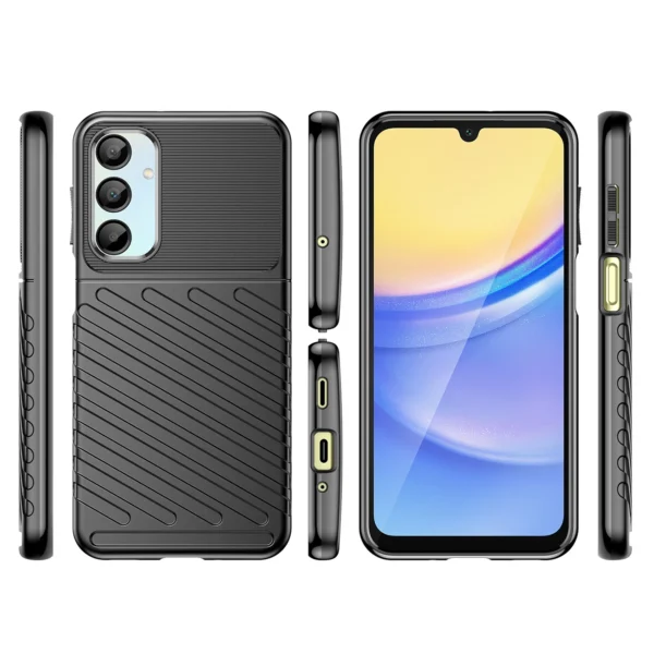 Thunder Case for Samsung Galaxy A26 Silicone Armored Cover - Blackeng