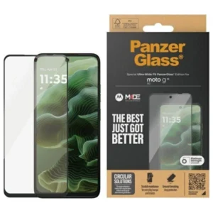 PanzerGlass Screen Protection Ultra-Wide Fit Tempered Glass for Motorola Moto G35 5Geng