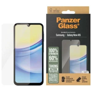 Szkło hartowane PanzerGlass Screen Protection Ultra-Wide Fit na Samsung Galaxy A16 / A16 5Gpol