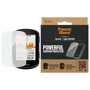 Tempered Glass PanzerGlass Screen Protector for Garmin Edge 540 / 840eng