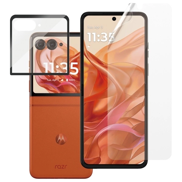 Szkło hartowane SAFE by PanzerGlass Screen Protection Ultra-Wide Fit na Motorola Razr 50pol