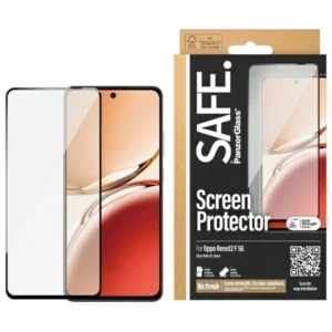 Szkło hartowane SAFE by PanzerGlass Screen Protection Ultra-Wide Fit na Oppo Reno12 F 5Gpol