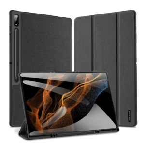 Dux Ducis Domo foldable cover for tablet with Smart Sleep function Samsung Galaxy Tab S8/S9 Ultra stand blackeng