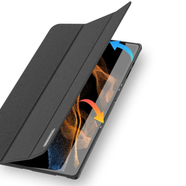 Dux Ducis Domo foldable cover for tablet with Smart Sleep function Samsung Galaxy Tab S8/S9 Ultra stand blackeng