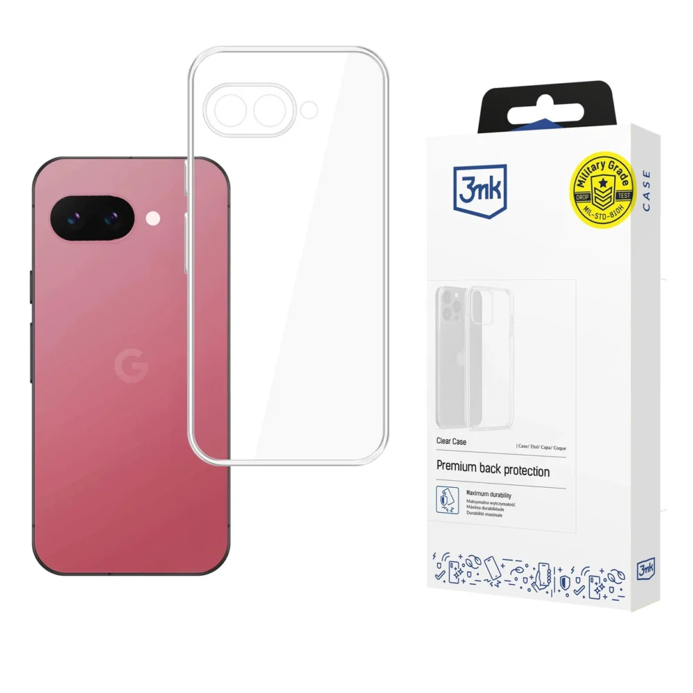 3mk Clear Case for Google Pixel 9A - Transparenteng