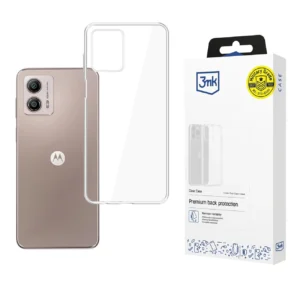 3mk Clear Case for Motorola Moto G53 - transparenteng