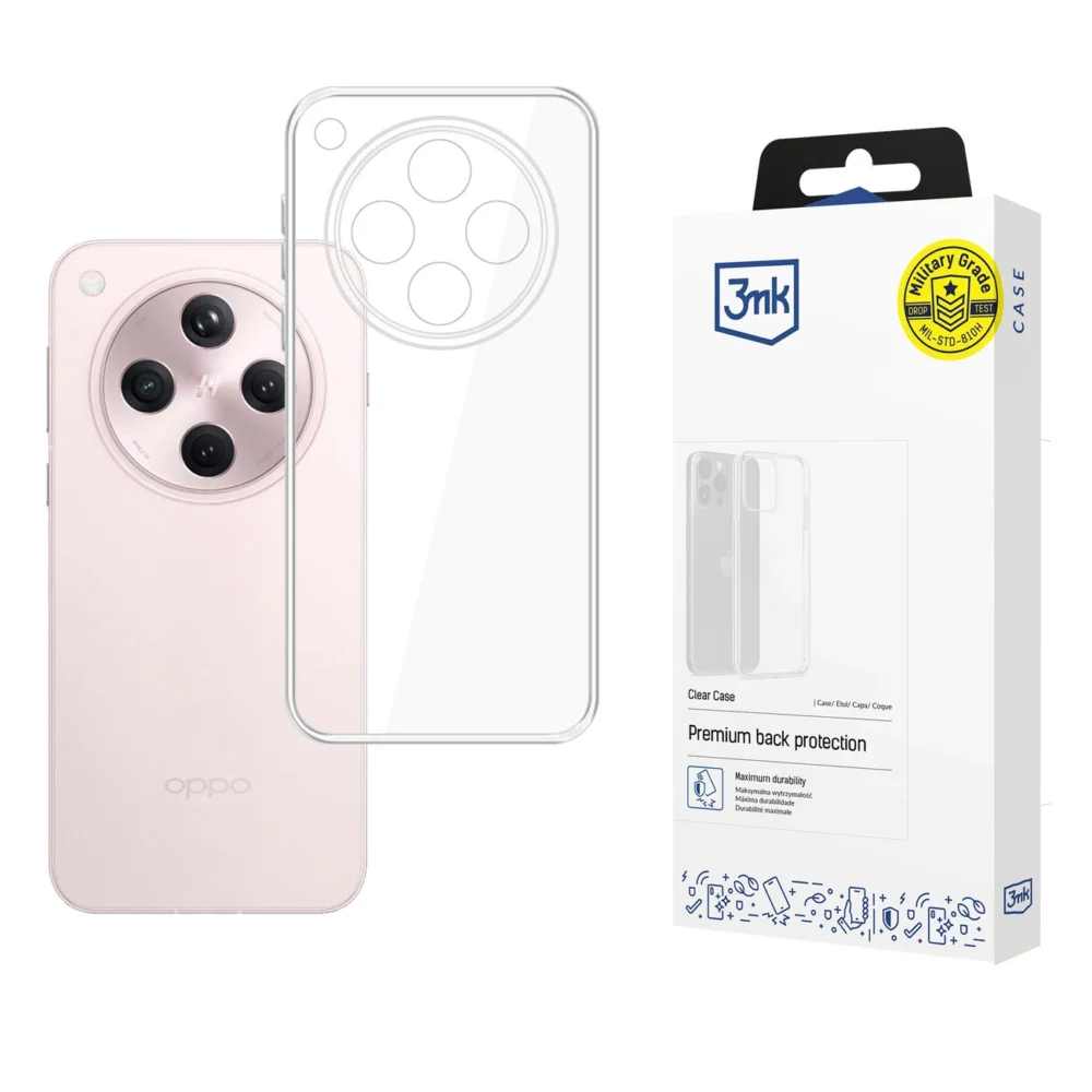3mk Clear Case for Oppo Find X8 - transparenteng