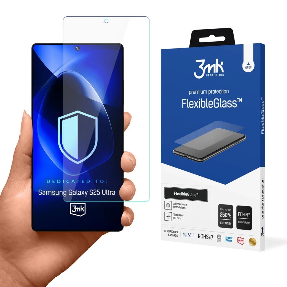 Hybrid glass 3mk FlexibleGlass for Samsung Galaxy S25 Ultraeng