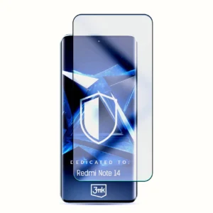Tempered glass 3mk HardGlass Max Lite Black for Xiaomi Redmi Note 14 5Geng