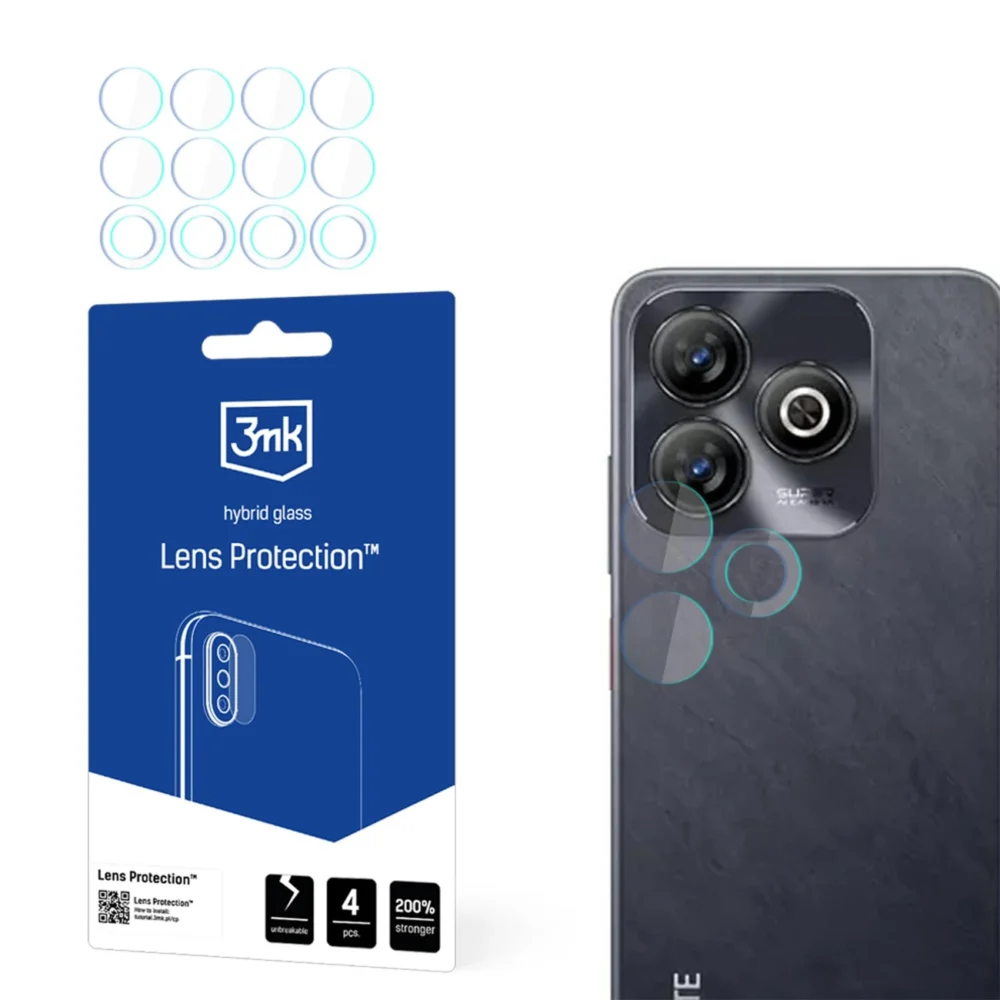 Hybrid Glass for Camera Lens 3mk Lens Protection for ZTE Blade V60 Smarteng