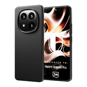 3mk Matt Case for Xiaomi Redmi Note 14 Pro - blackeng