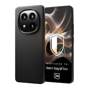 3mk Matt Case for Xiaomi Redmi Note 14 Pro+ - blackeng