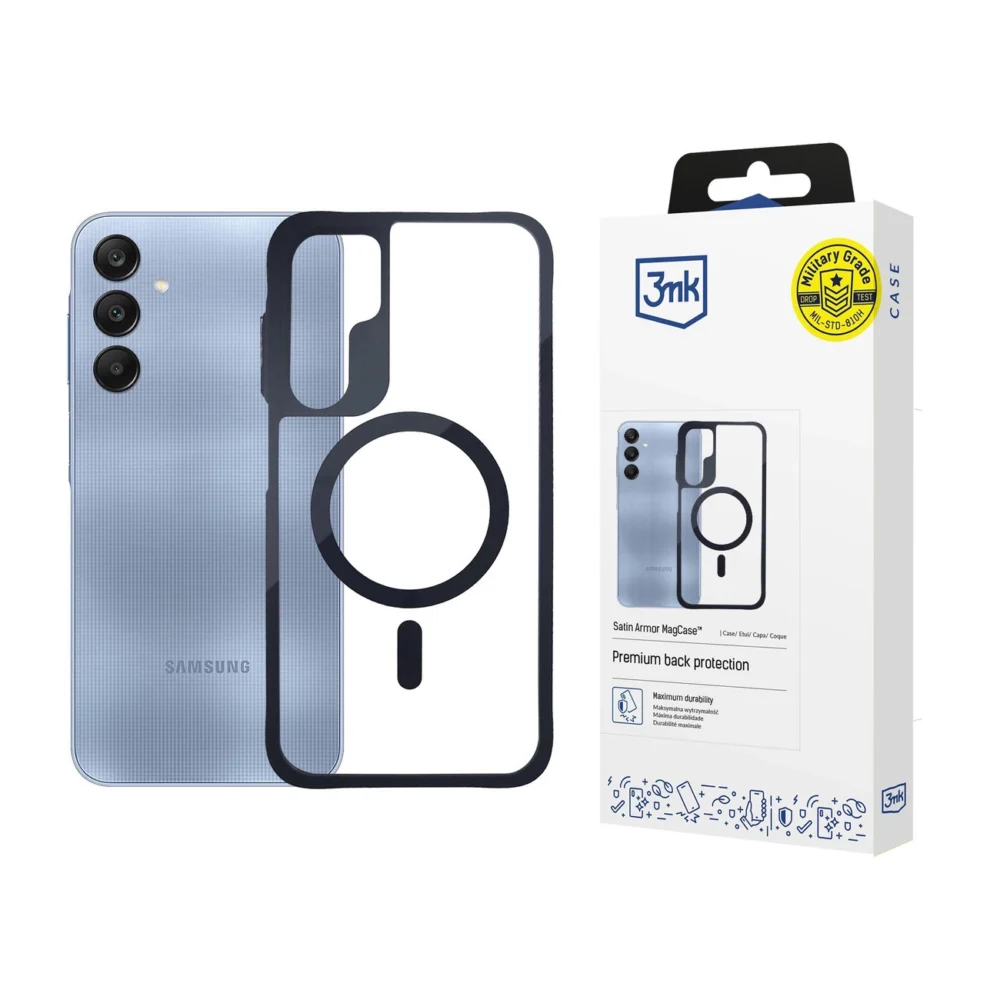 3mk Satin Armor MagCase for Samsung Galaxy A25 5G - Transparenteng