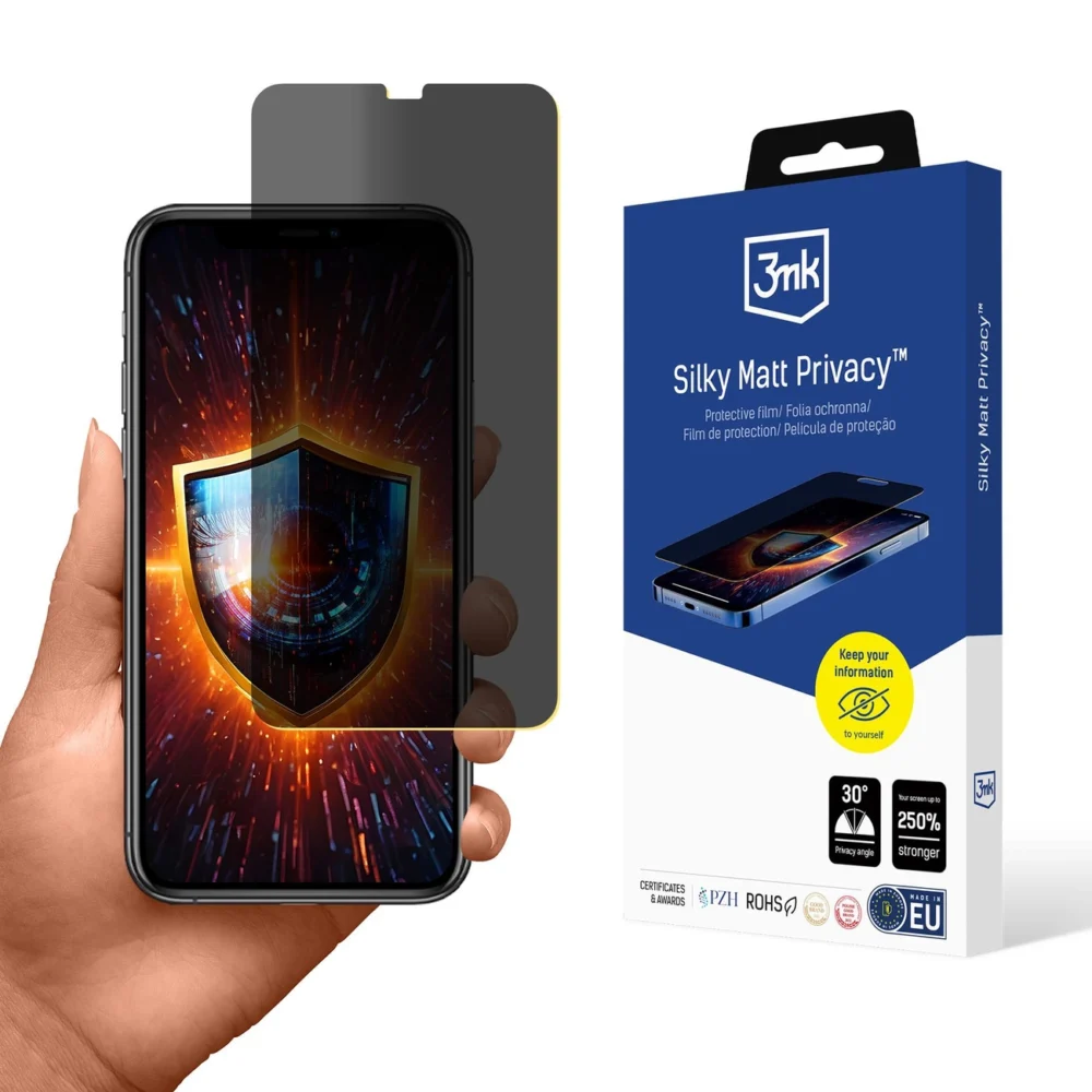 3mk Silky Matt Privacy Privacy Screen Protector for Apple iPhone 11 Pro Maxeng