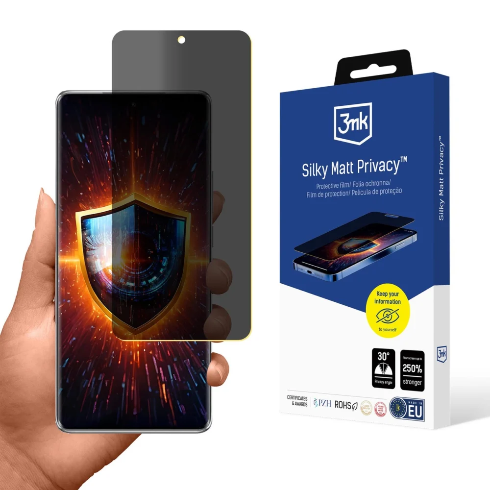 Privacy Screen Protector 3mk Silky Matt Privacy for Oppo Reno 11 Pro PJJ110eng
