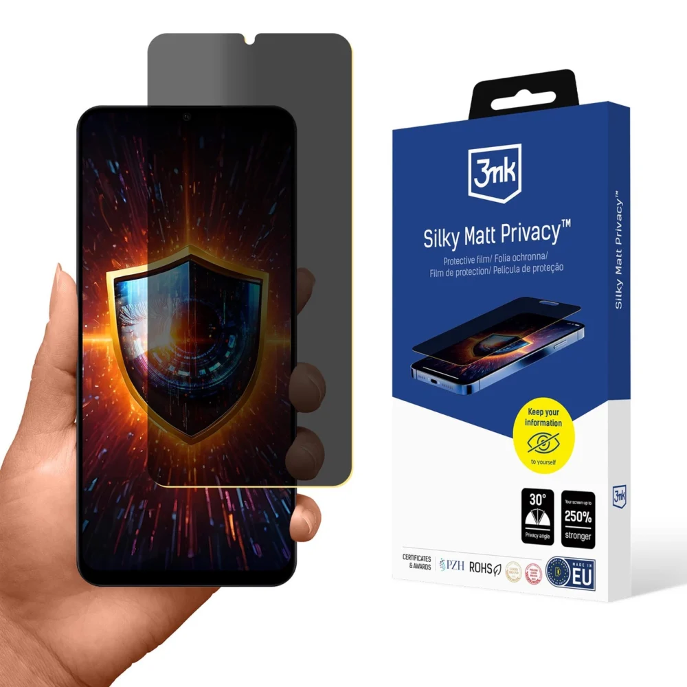 Privacy Screen Protector 3mk Silky Matt Privacy for Xiaomi Poco C65eng