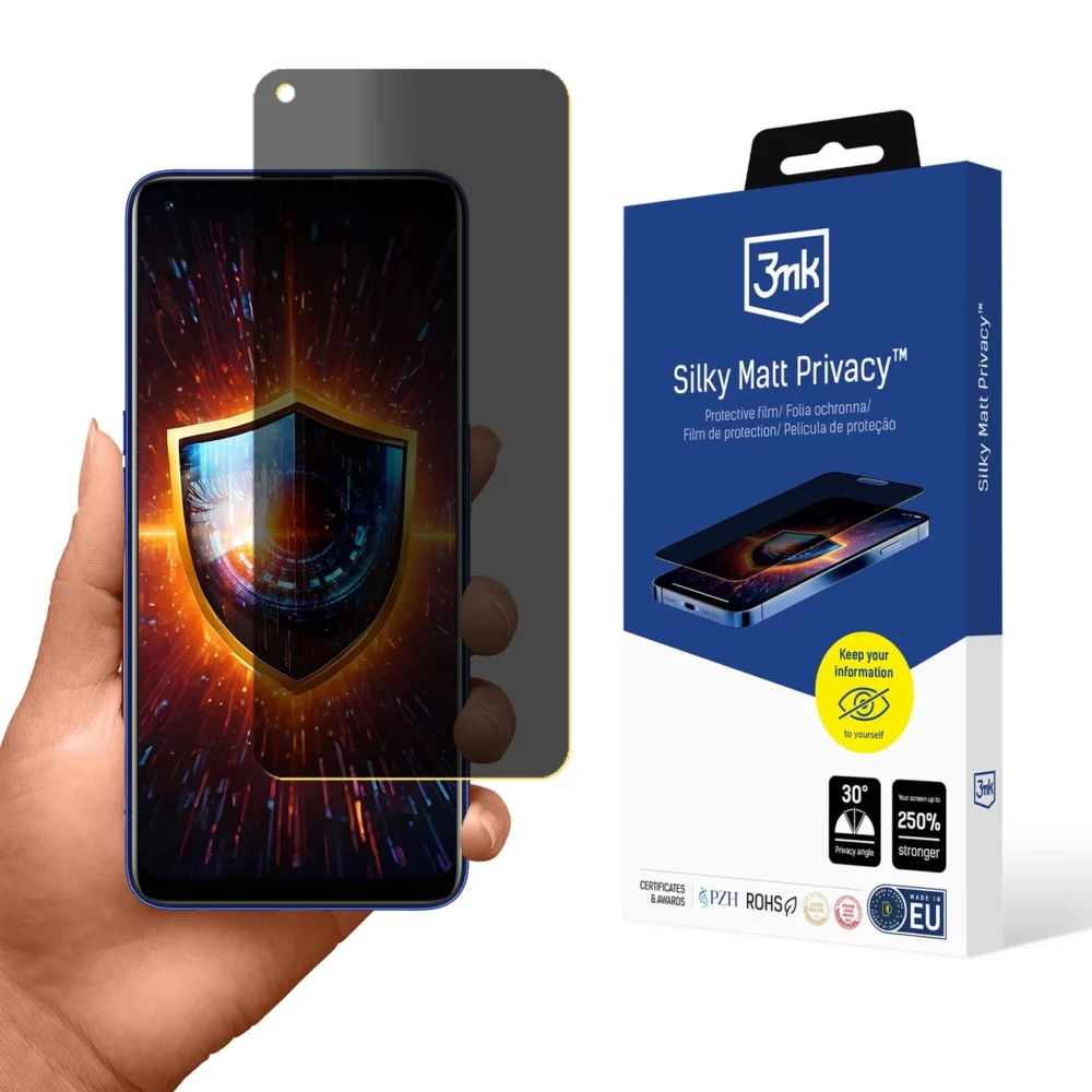 3mk Silky Matt Privacy Privacy Screen Protector for Realme 7 Proeng