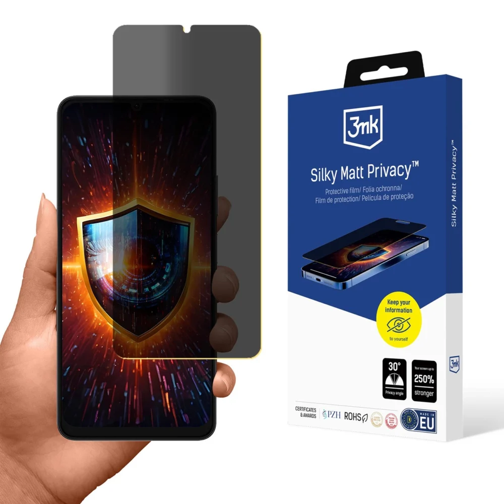 3mk Silky Matt Privacy Privacy Screen Protector for UleFone Note 20 Proeng