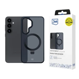 3mk Smoke Case Mag&Stand for Samsung Galaxy S25+ - blackeng
