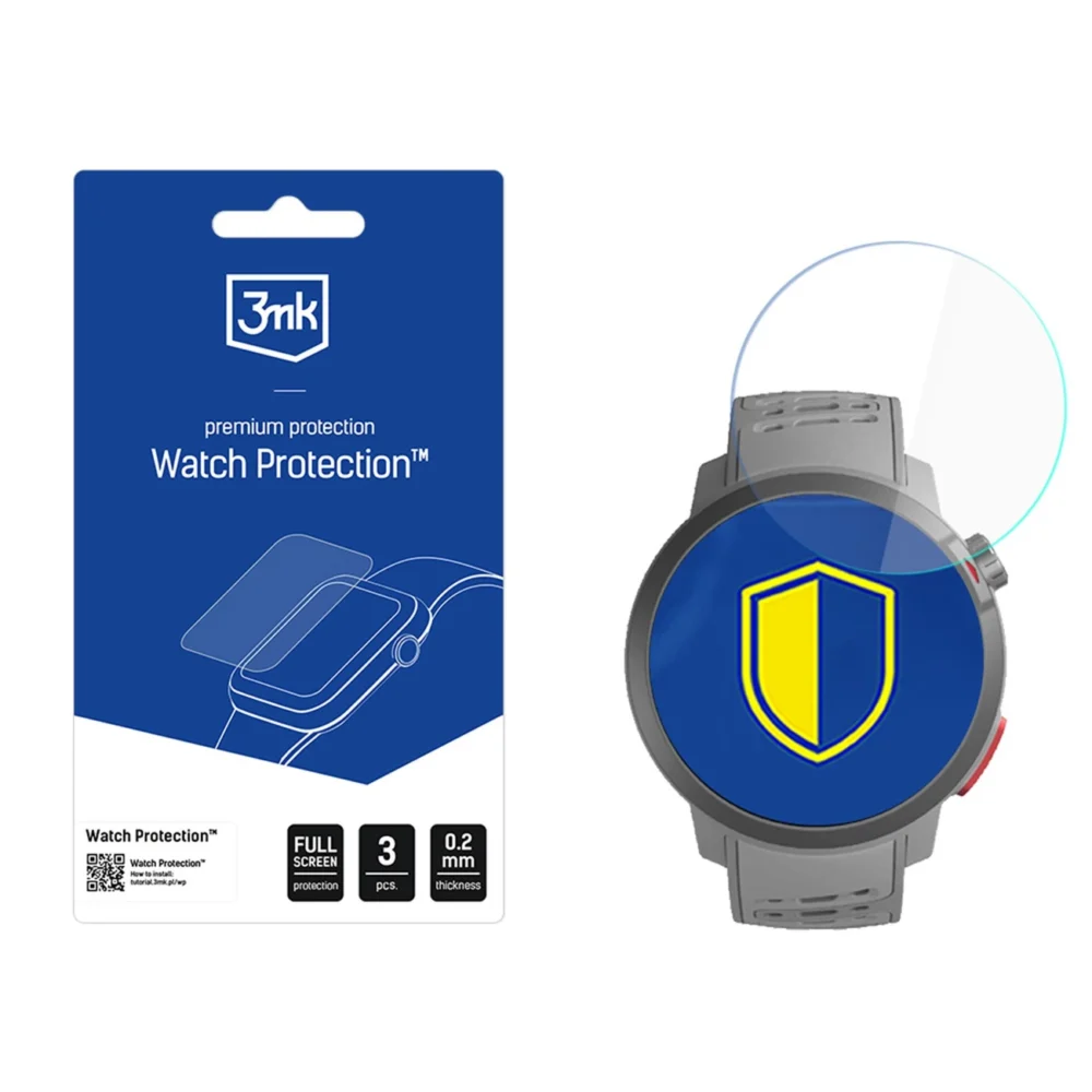 Hybrid glass 3mk Watch Protection FlexibleGlass on Coros Pace Proeng