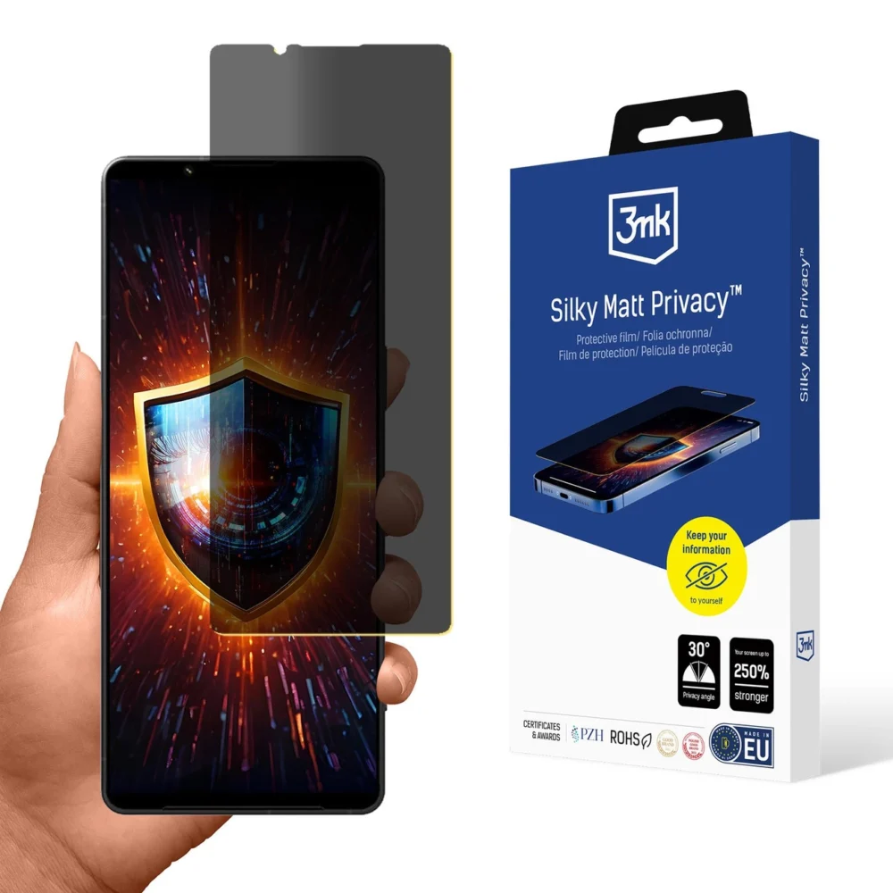 Privacy Screen Protector 3mk Silky Matt Privacy for Sony Xperia 1 Veng