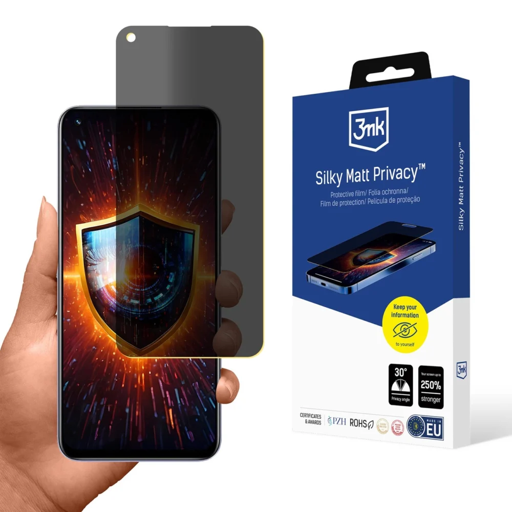 3mk Silky Matt Privacy Privacy Screen Protector for Realme 8ieng