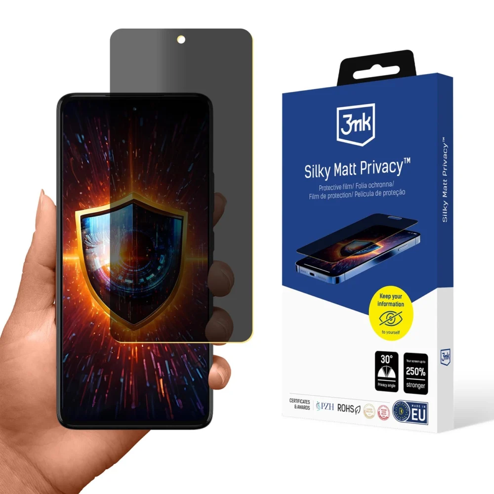3mk Silky Matt Privacy Privacy Screen Protector for Motorola Moto G72eng