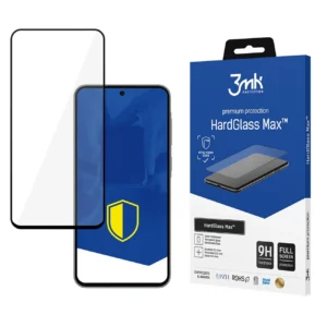 Full-screen tempered glass 3mk HardGlass Max Black for Samsung Galaxy A36 / A56eng