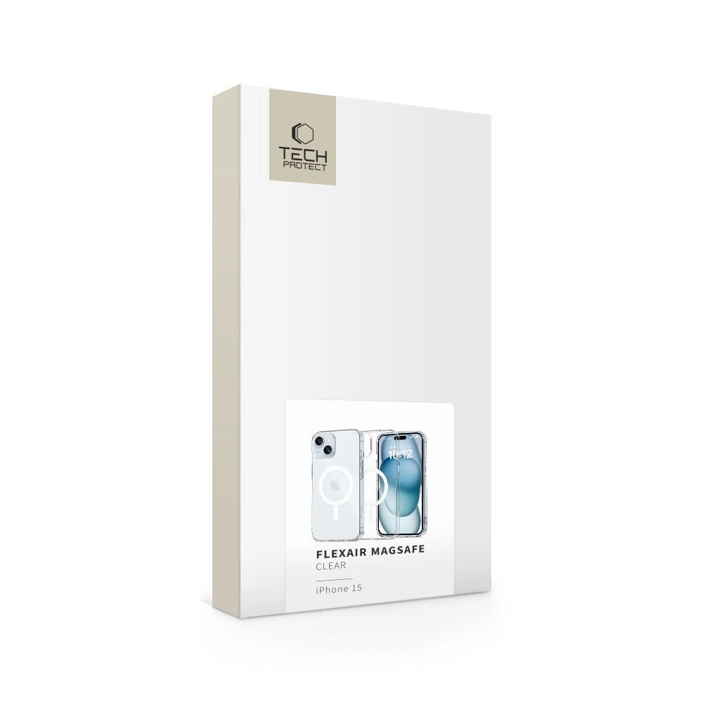 Tech-Protect FlexAir MagSafe iPhone 15 Case - Cleareng