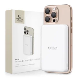 Powerbank Tech-Protect PB24 LifeMag QI2 MagSafe 10000 mAh - whiteeng