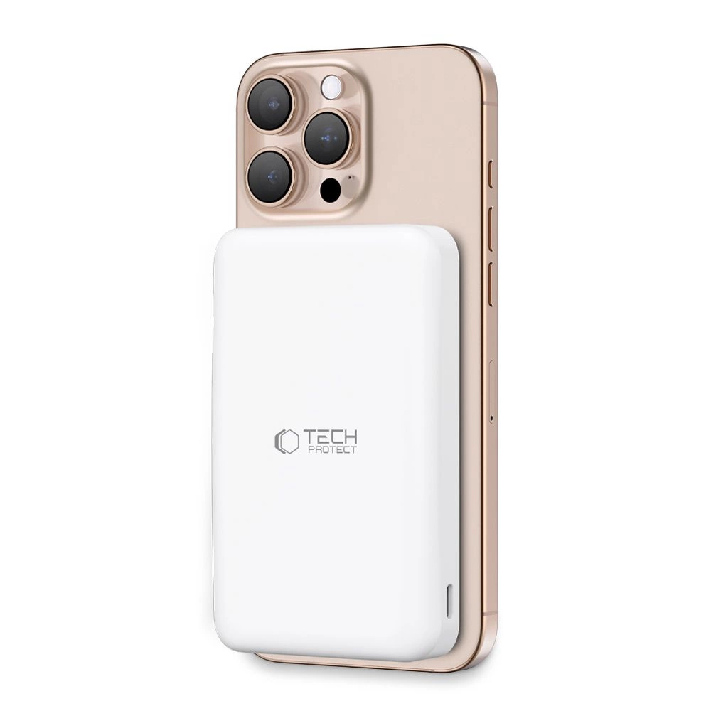 Powerbank Tech-Protect PB24 LifeMag QI2 MagSafe 10000 mAh - whiteeng