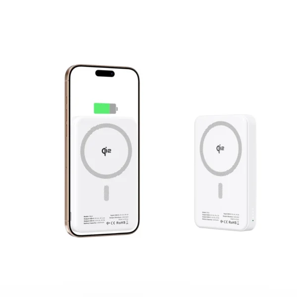 Powerbank Tech-Protect PB24 LifeMag QI2 MagSafe 10000 mAh - whiteeng