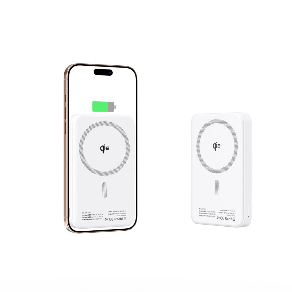 Powerbank Tech-Protect PB24 LifeMag QI2 MagSafe 10000 mAh - whiteeng