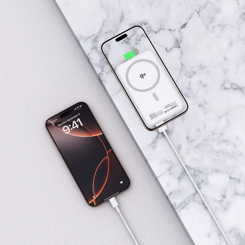 Powerbank Tech-Protect PB24 LifeMag QI2 MagSafe 10000 mAh - whiteeng