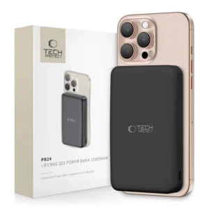 Powerbank Tech-Protect PB24 LifeMag QI2 MagSafe 10000 mAh - blackeng