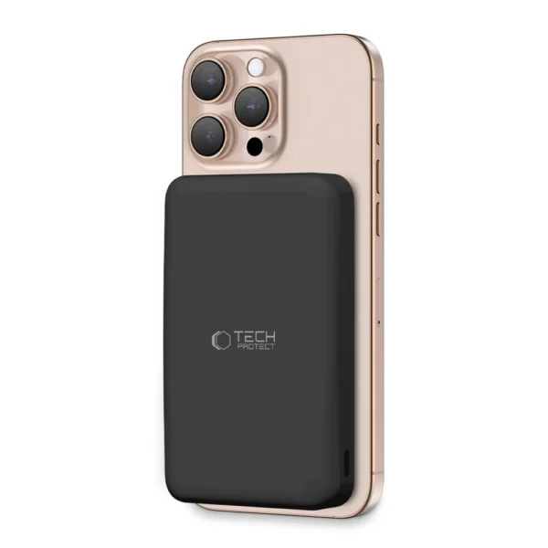Powerbank Tech-Protect PB24 LifeMag QI2 MagSafe 10000 mAh - blackeng