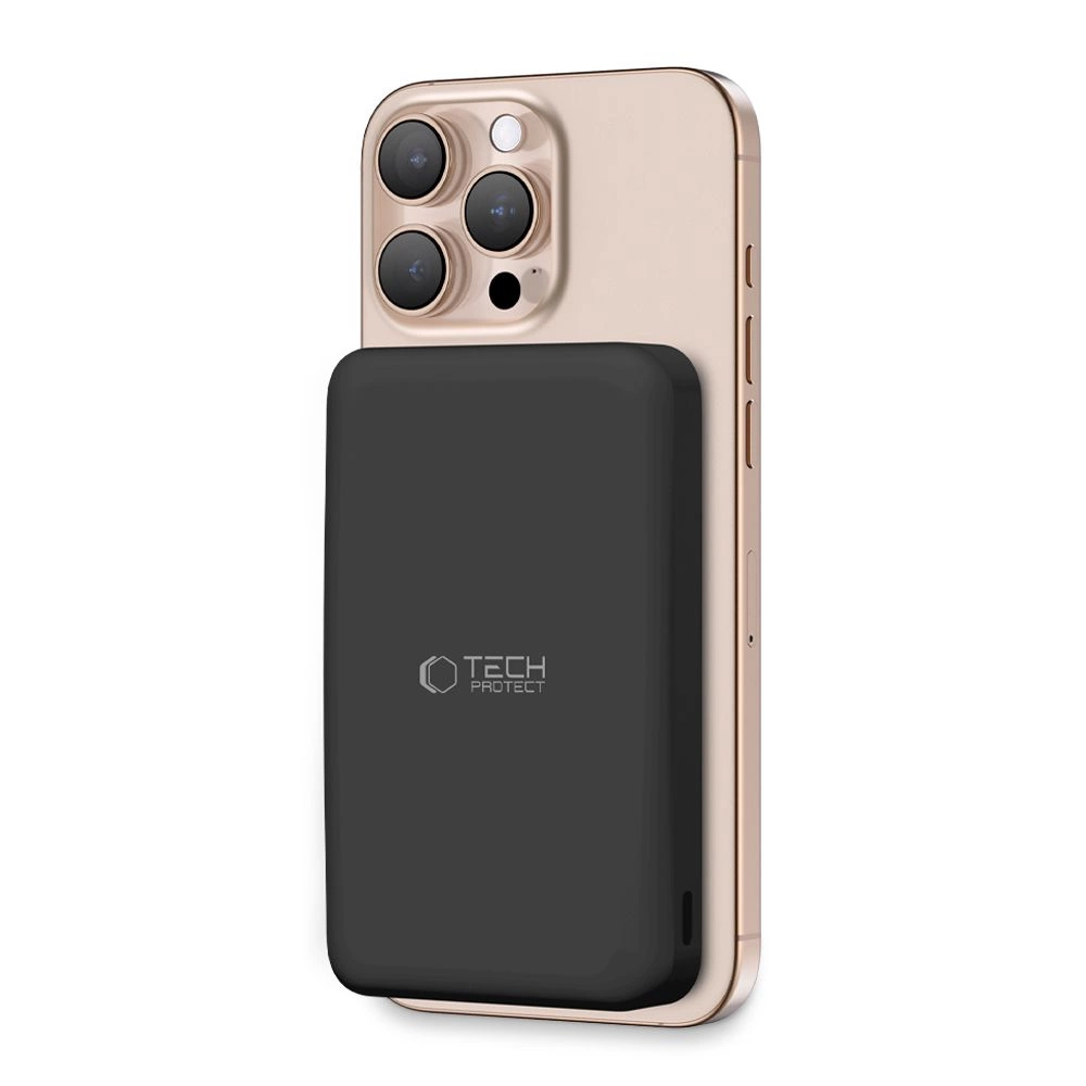 Powerbank Tech-Protect PB24 LifeMag QI2 MagSafe 10000 mAh - blackeng