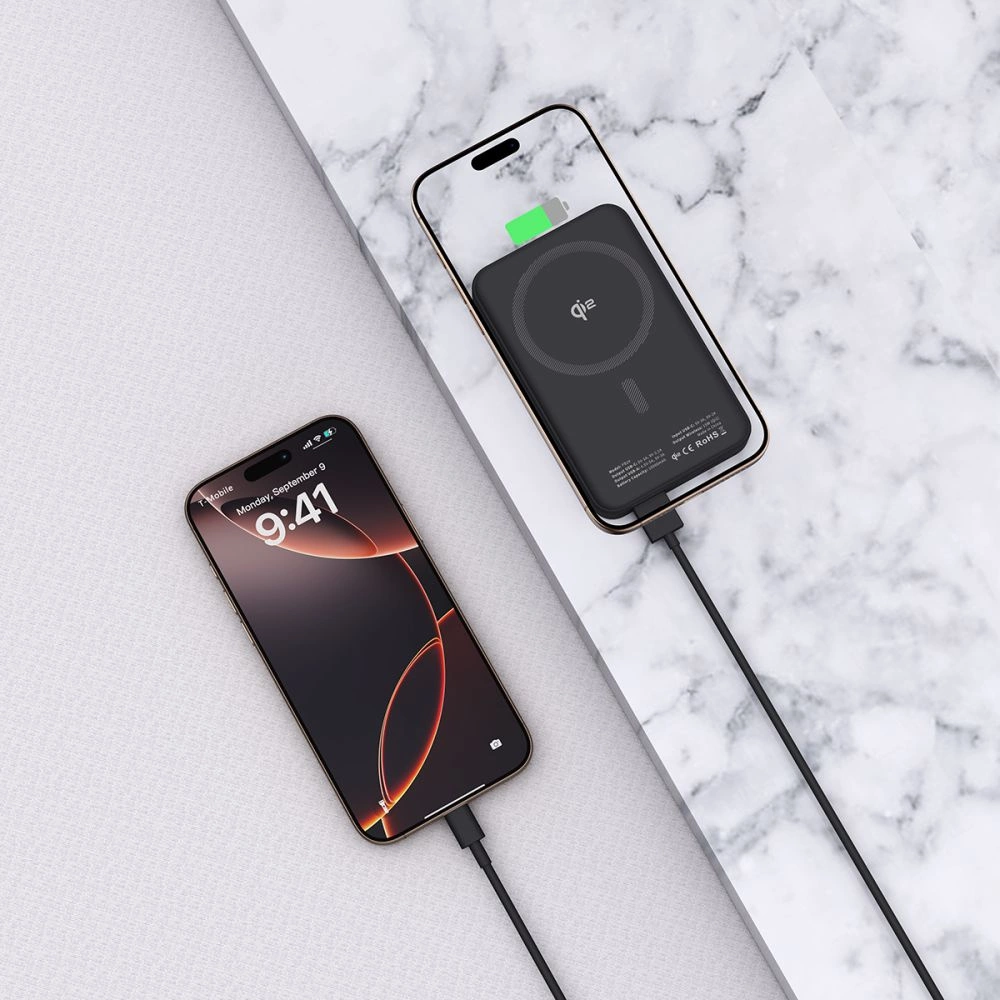 Powerbank Tech-Protect PB24 LifeMag QI2 MagSafe 10000 mAh - blackeng
