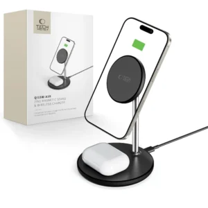 Tech-Protect QI15W-A39 2in1 MagSafe Charging Station - Blackeng