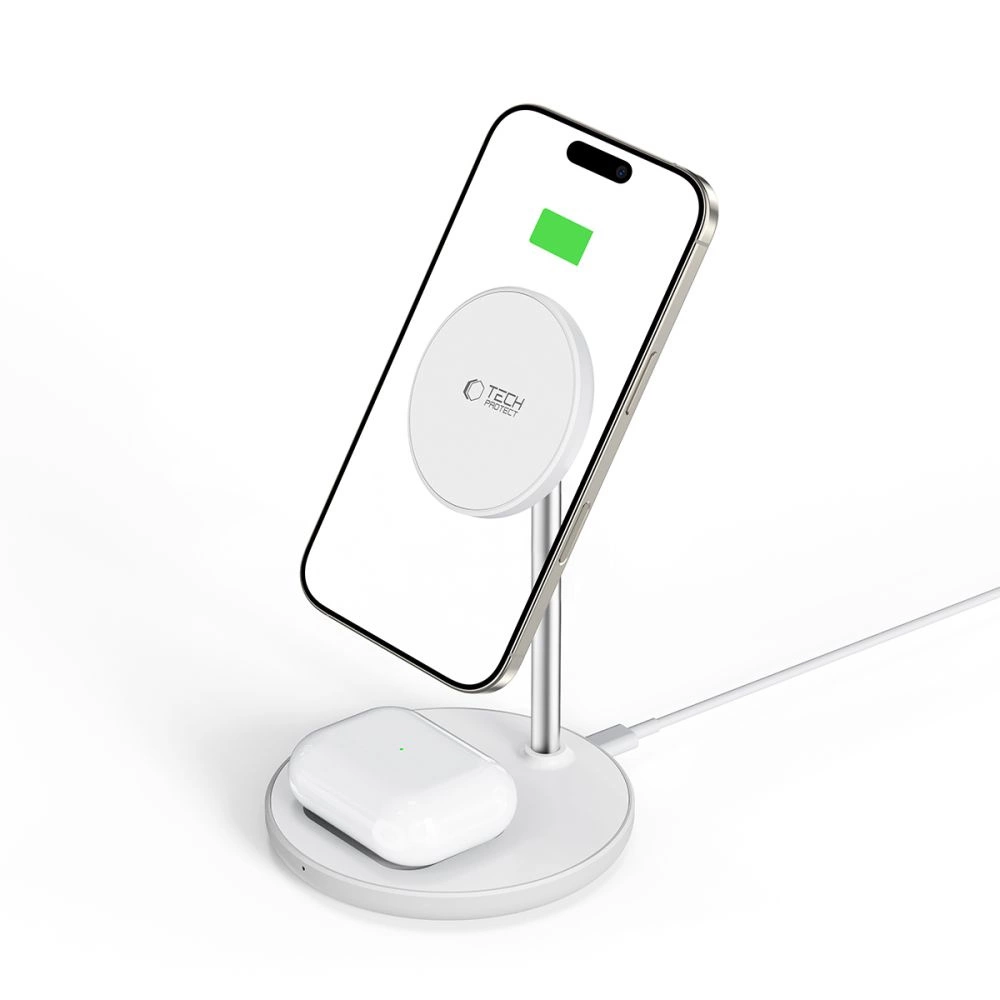 Tech-Protect QI15W-A39 2in1 MagSafe Charging Station - Blackeng
