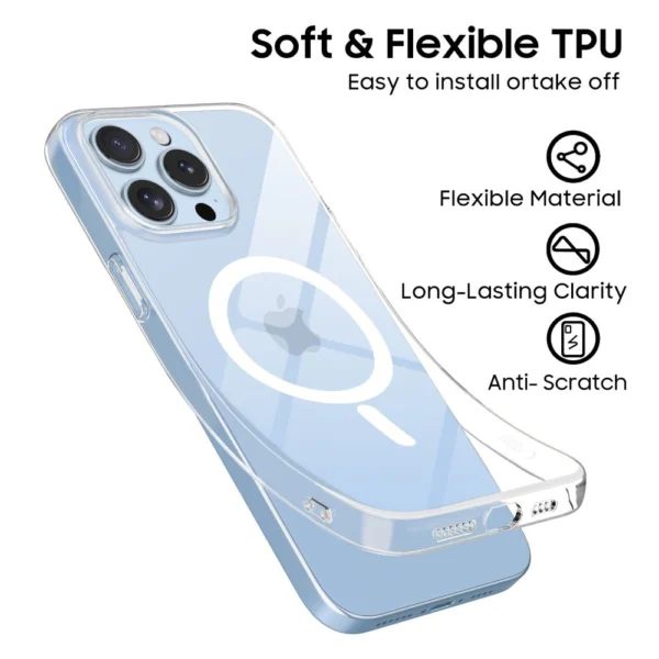 Tech-Protect FlexAir MagSafe Case for iPhone 13 Pro Max - Cleareng