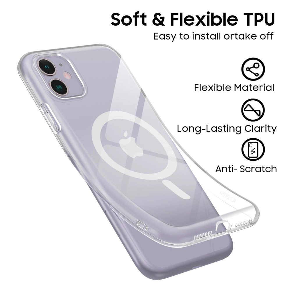 Tech-Protect FlexAir MagSafe iPhone 11 Case - Cleareng