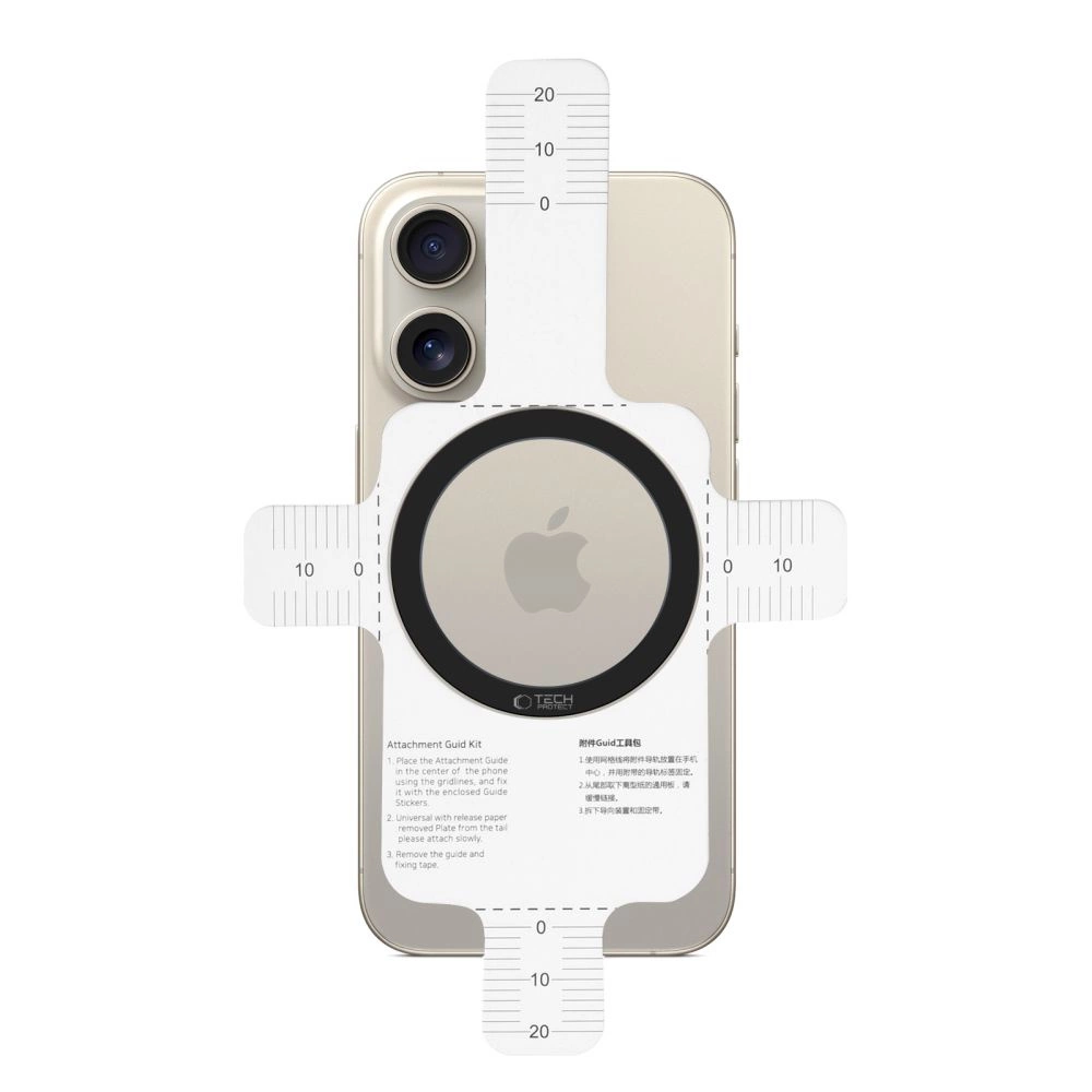 Tech-Protect MMP-110 2in1 MagSafe Ring - Black / Blackeng
