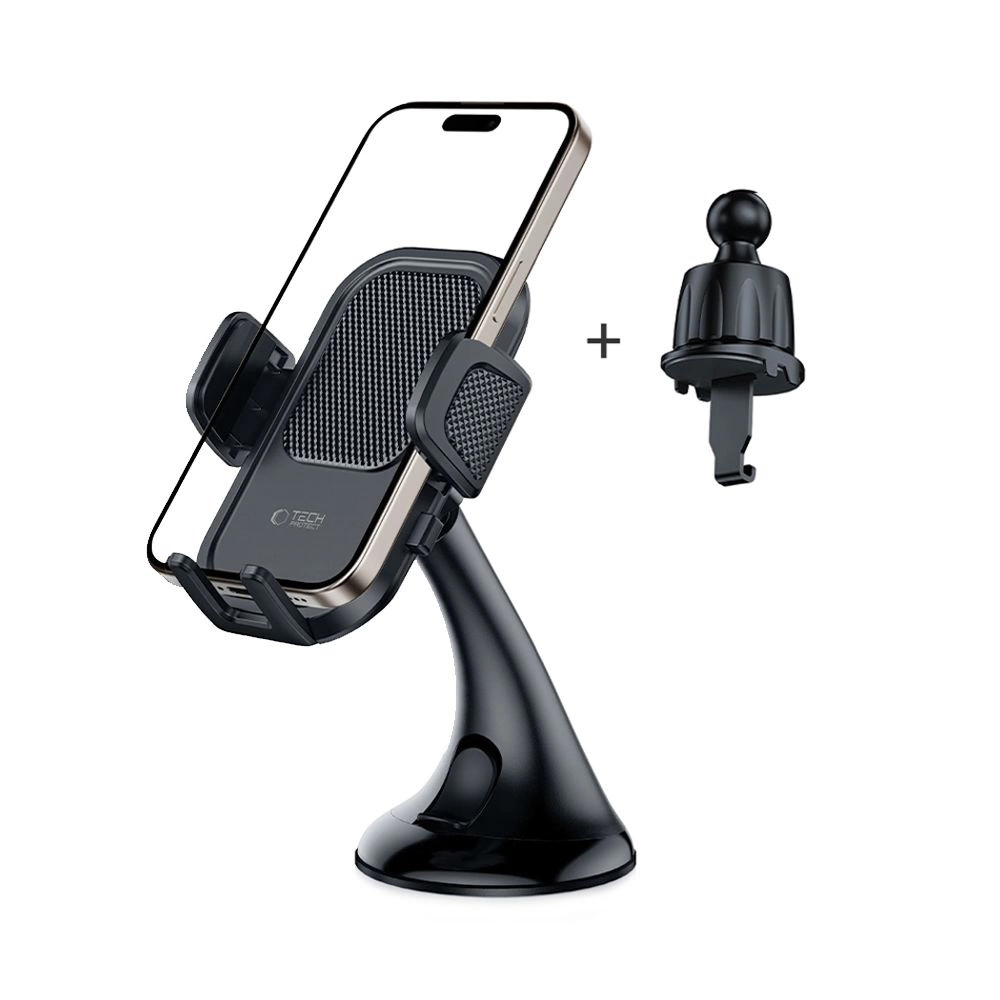 Tech-Protect V8 Car Holder for Dashboard and Air Vent - Blackeng