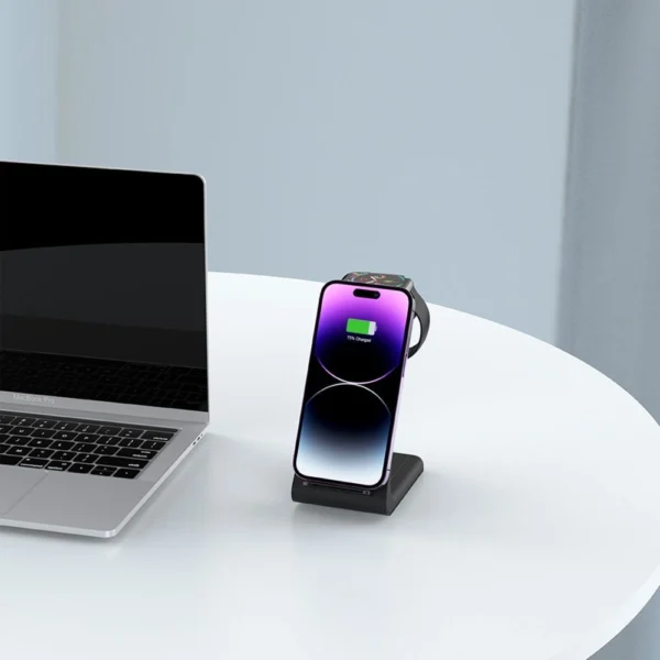 Tech-Protect QI15W-A36 3in1 Charging Station for Apple - Blackeng