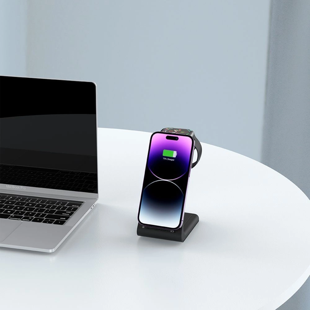 Tech-Protect QI15W-A36 3in1 Charging Station for Apple - Blackeng